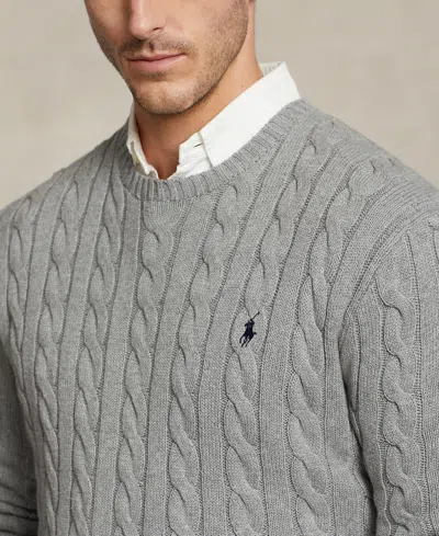 Polo Ralph Lauren Wool An Cashmere Cable Knit Sweater In Multi