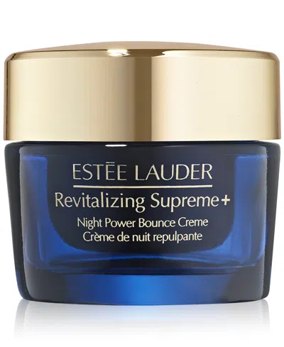 Estée Lauder Revitalizing Supreme+ Night Power Bounce Cream Moisturizer - 1.0 oz In Blue