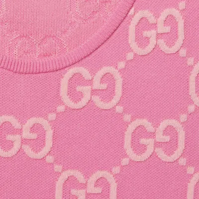 Gucci (wmns)  Gg Cotton Jacquard Dress 'pink Light Pink'