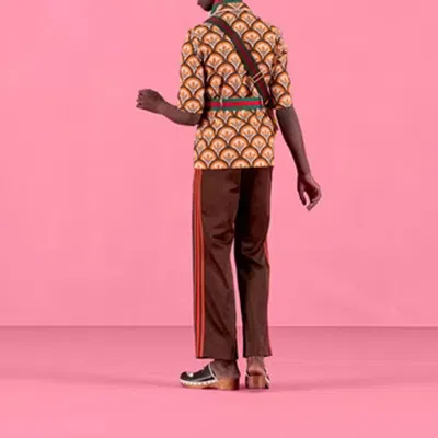 Gucci X Adidas Track Pants 'dark Brown'