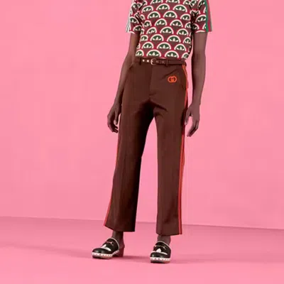 Gucci X Adidas Track Pants 'dark Brown'