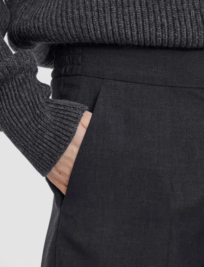 Joseph Alanel Light Wool Tailoring Trousers In Black