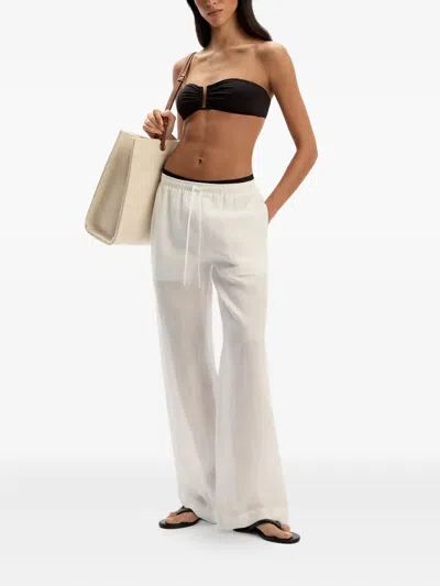 12 Storeez Rectangular-shape Bikini Top In Black