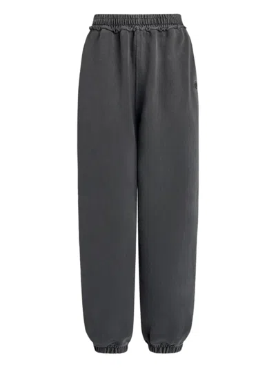 12 Storeez Drawstring-cuffed Track Pants In Gray