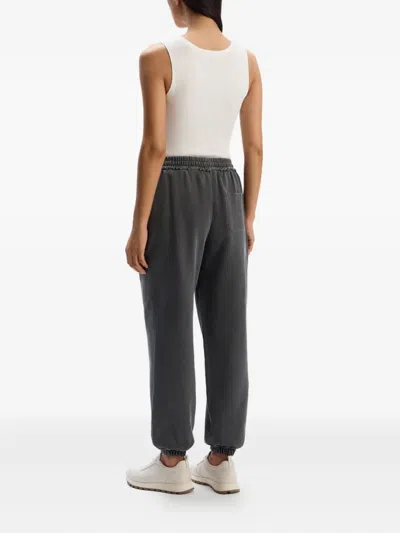 12 Storeez Drawstring-cuffed Track Pants In Gray