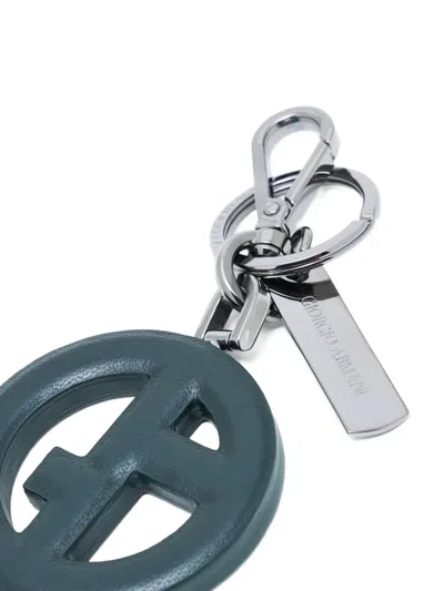 GA LOGO皮质钥匙扣