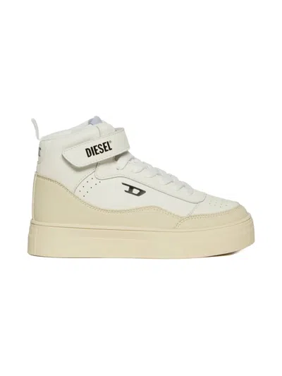 Diesel S-tracker Sneakers In White