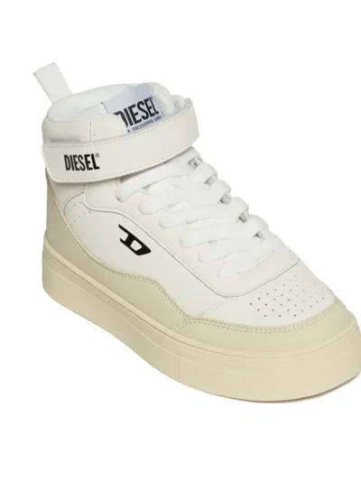 Diesel S-tracker Sneakers In White