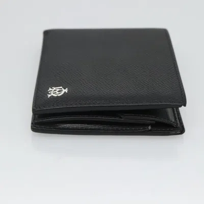Pre-owned Dunhill Black Leather Wallet  ()