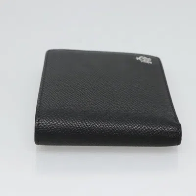 Pre-owned Dunhill Black Leather Wallet  ()