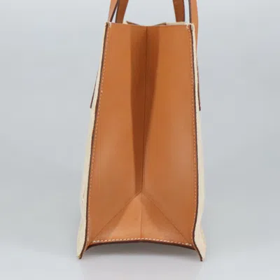 Pre-owned Fendi White Canvas Tote Bag ()