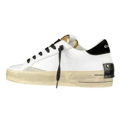 Crime London Sk8 Deluxe Wedge In White