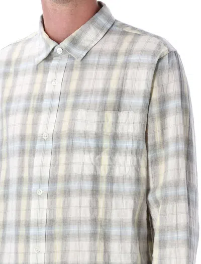 Stussy Beach Plaid Shirt In Burgundy