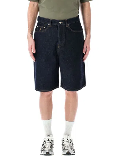 Stussy Big Ol Denim Shorts In Blue