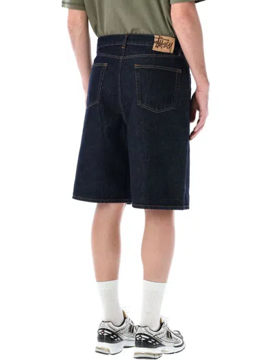 Stussy Big Ol Denim Shorts In Blue