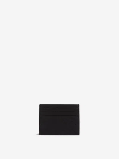 Bottega Veneta Intrecciato Leather Cardholder In Black