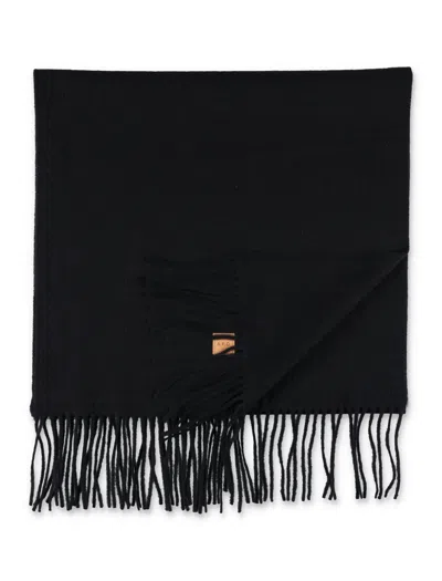 Apc A.p.c. Aria Wool Scarf In Black