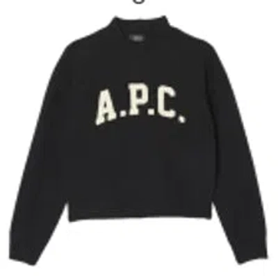 Apc A.p.c. Sweaters Black In Black