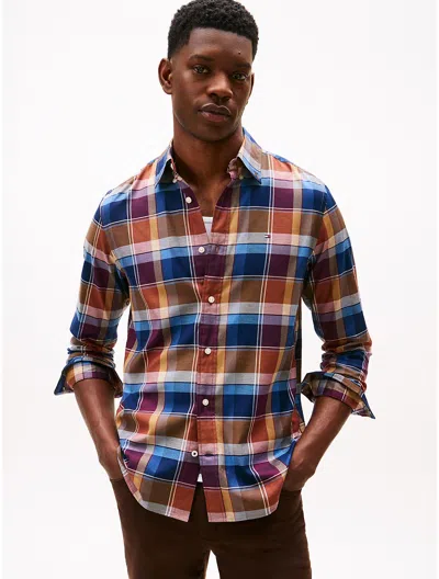 Tommy Hilfiger Regular Fit Plaid All In Multi