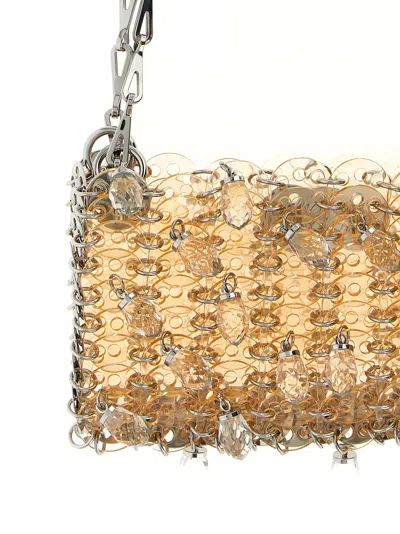 Rabanne 1969 Nano Crystal Resin Shoulder Bag In Pink