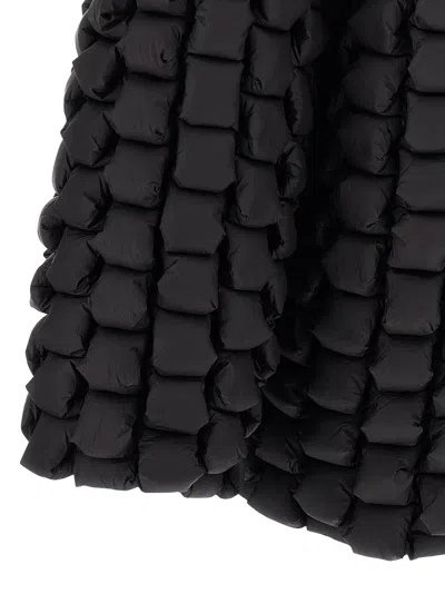 Raxxy 3d-structure Braided Nylon Jacket In Black
