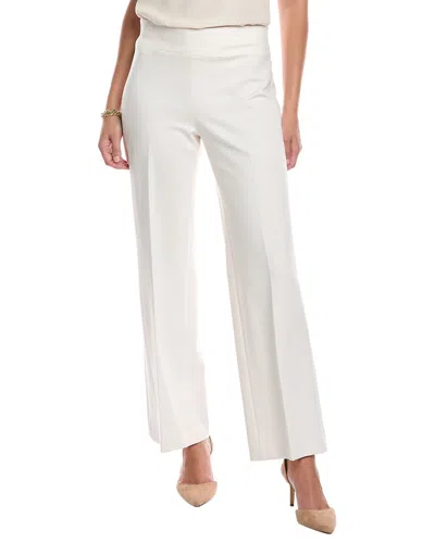Anne Klein High Waist Wide Leg Pull-on Pants In White
