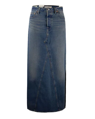 Levi's Icon Denim Skirt In Blue