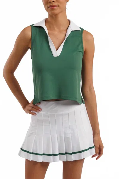 Smith & Quinn Dylan Crop Top In Boxwood In Green