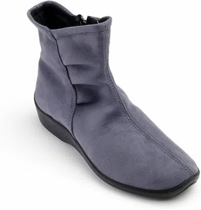Arcopedico Women's L19 Half Soft Boot In Grey Suede In Multi
