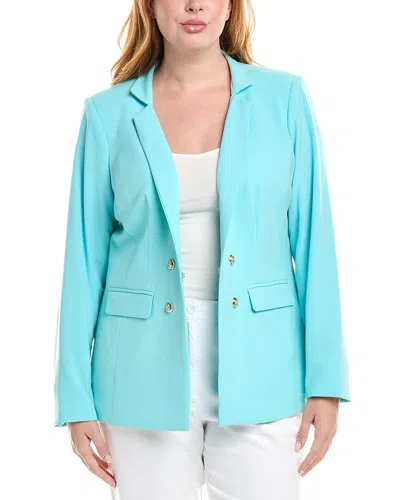 Tahari Asl Plus Blazer In Blue