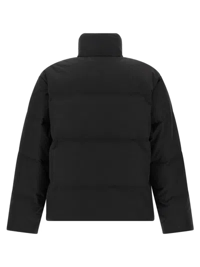 Canada Goose Bayview Logo Patch Down Jacket In Black