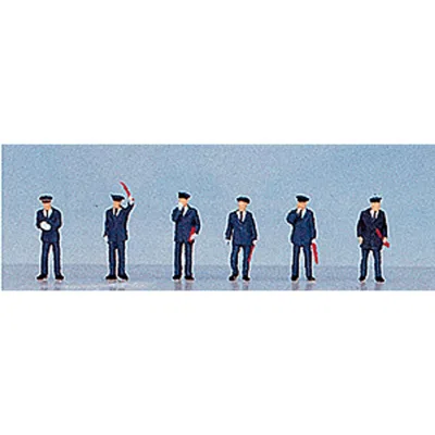 Kato N Scale Maintenance Workers - 6 Piece In Blue