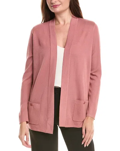 Anne Klein Malibu Cardigan In Pink