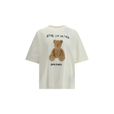 Palm Angels Bear In Mind Long-sleeved T-shirt In White