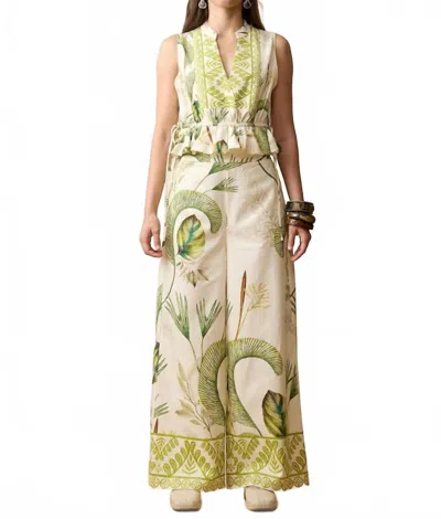 Aylaya Curaçao Top In Palm Forest In Green