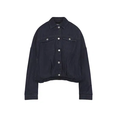 Dries Van Noten Cotton Denim Vesto Jacket In Blue