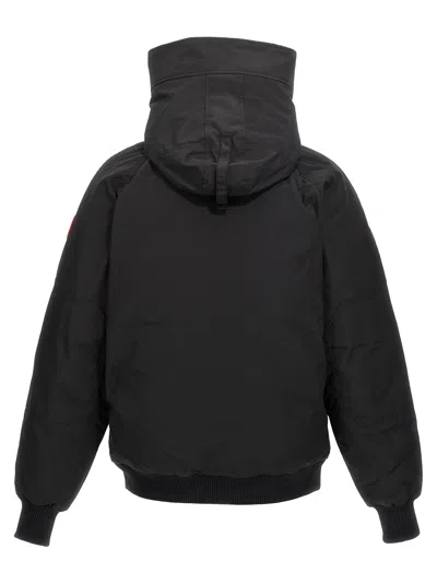 Canada Goose Chilliwack Padded Down Bomber Jacket In Black