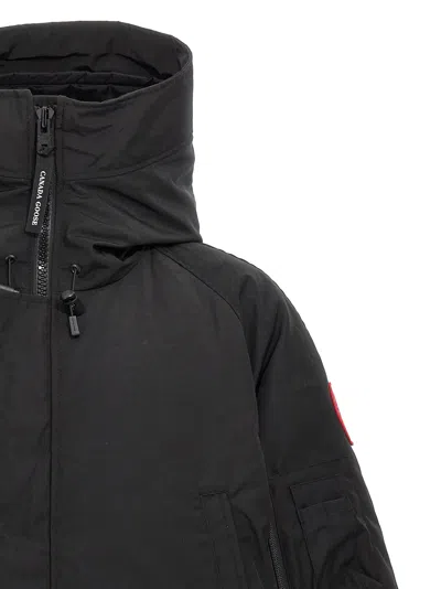 Canada Goose Chilliwack Padded Down Bomber Jacket In Black