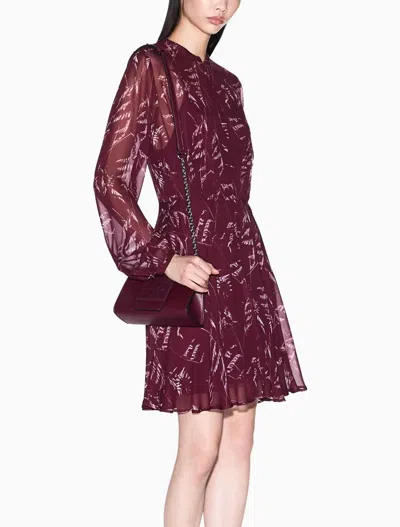 Armani Exchange Dresses In Burgundy