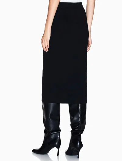 Armani Exchange Midi Skirts In Black