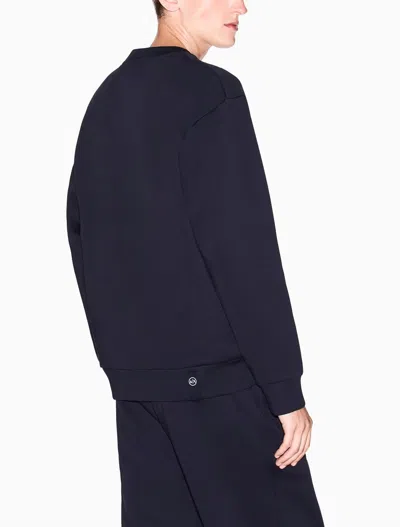 Armani Exchange Crew Neck Sweatshirt In Blue