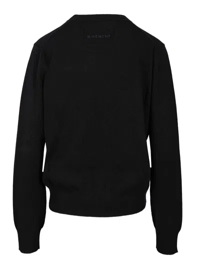 Givenchy Crewneck Sweater Knitwear Black In Black