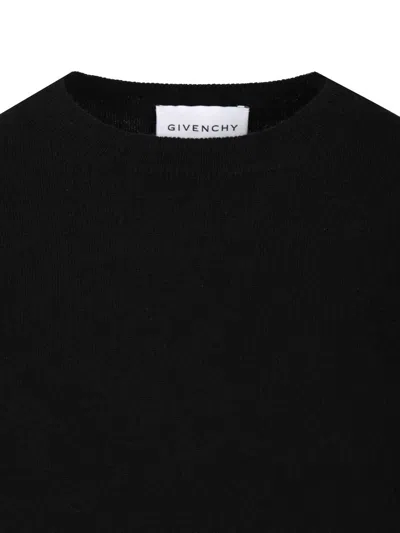 Givenchy Crewneck Sweater Knitwear Black In Black