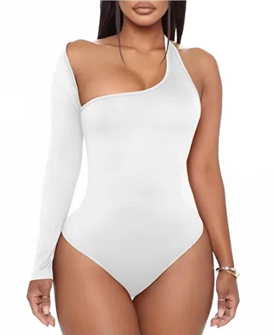 Tob Karyl Bodysuit In White In White