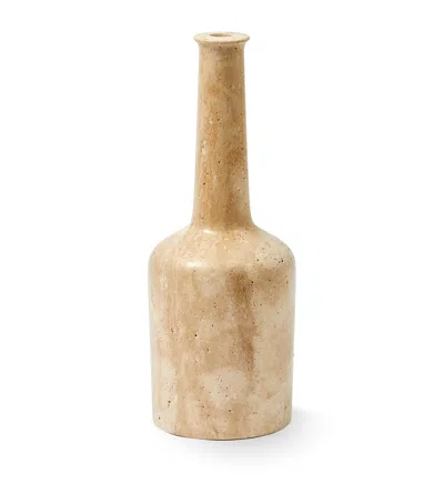 Polspotten Marble Heritage Candle Holder In Brown