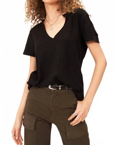 Project Social T Plata Notched Tee In Black