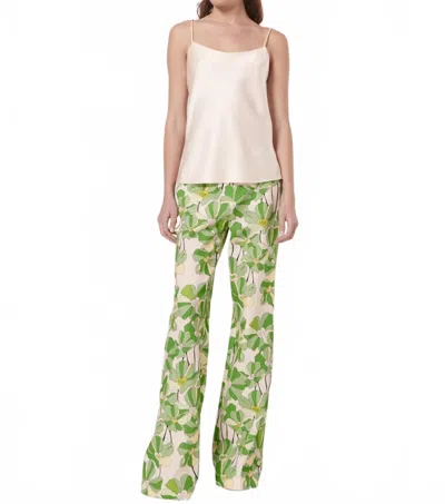 Tara Jarmon Tess Satin Top In Ecru In White