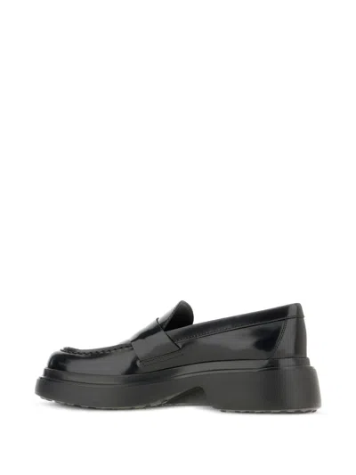 Tod's Mocassini In Pelle Nera  Donna In Black