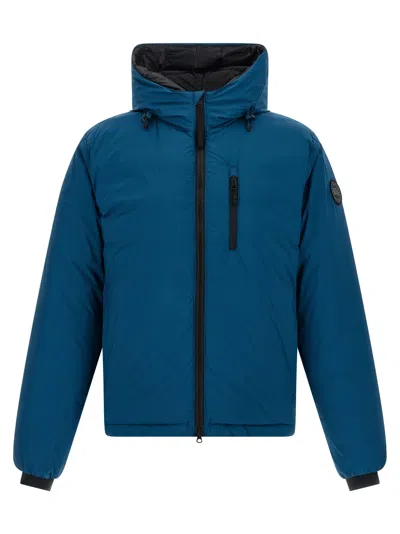 Canada Goose Teal Green Polyester Lodge Down Jacket In Blue