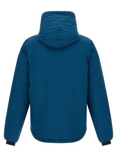 Canada Goose Teal Green Polyester Lodge Down Jacket In Blue